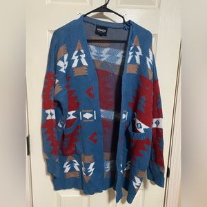 Very comfy tribal cardigan!
